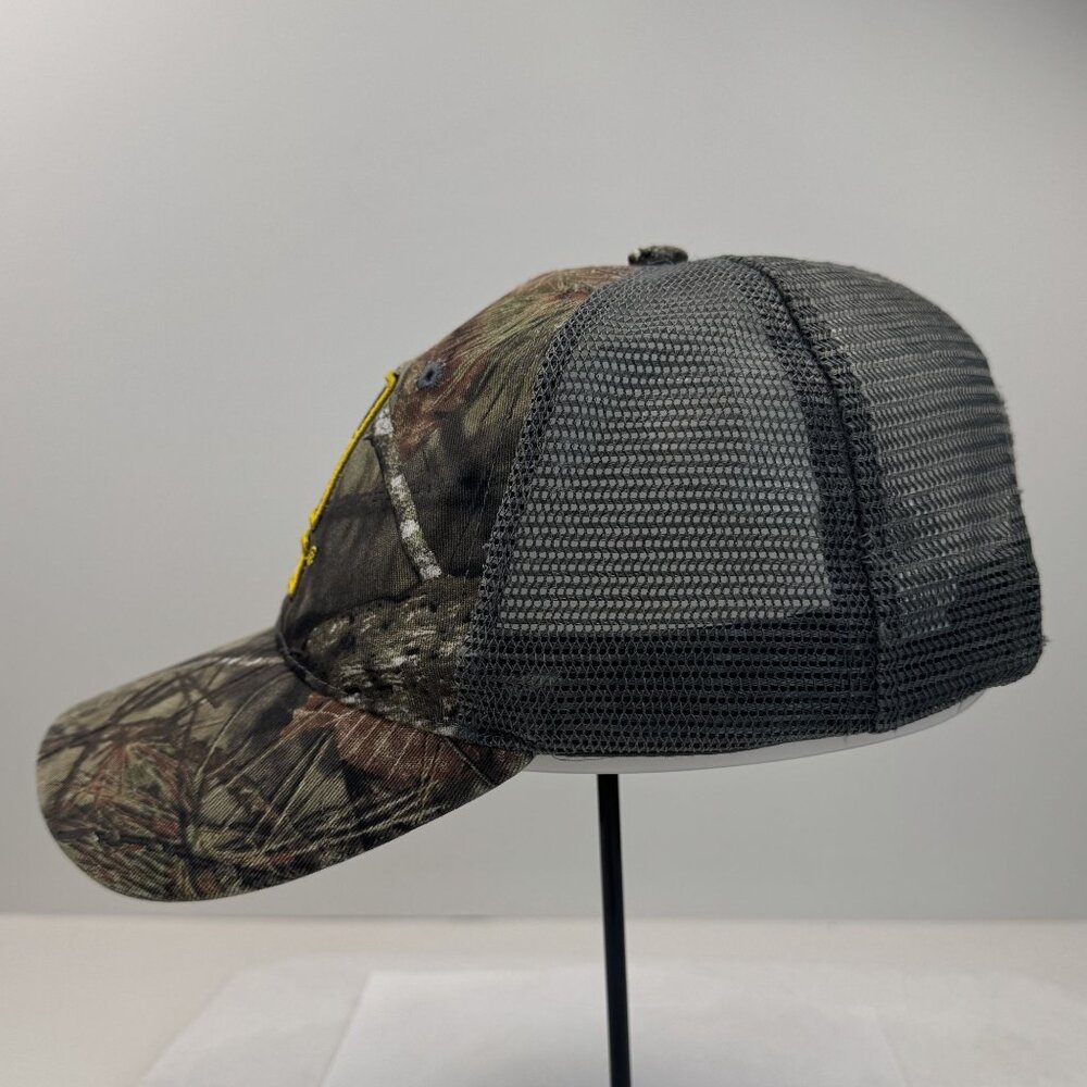 US Army Camo Trucker Hat Mesh Snapback Mossy Oak Adjustable Embroidered Logo OS - Picture 2 of 9